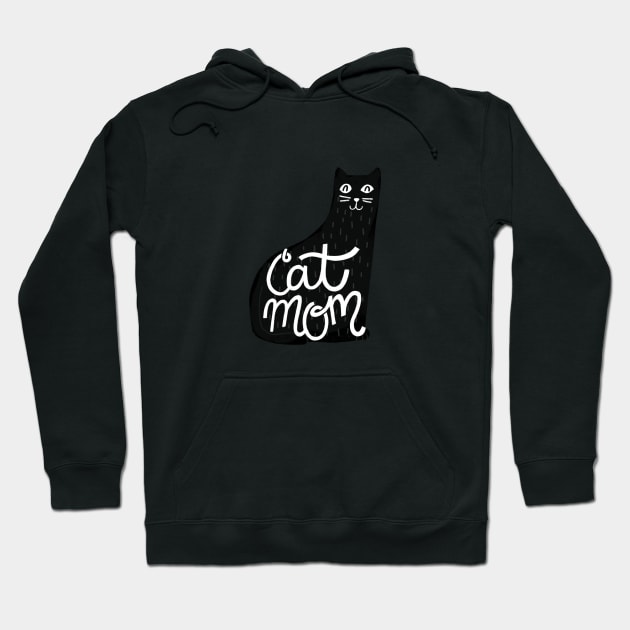 Cat Mom Hoodie by latheandquill